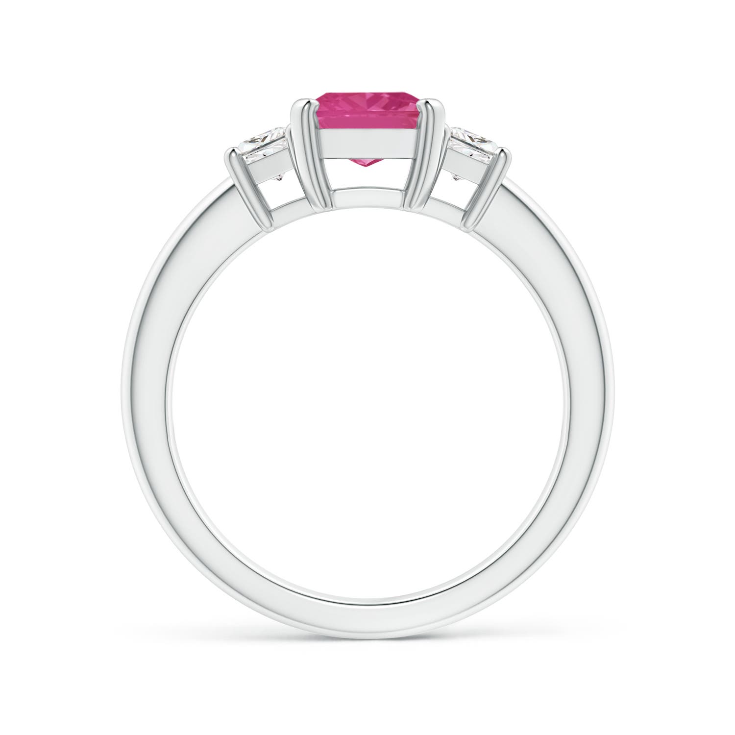 AAAA - Pink Sapphire / 1.82 CT / 14 KT White Gold