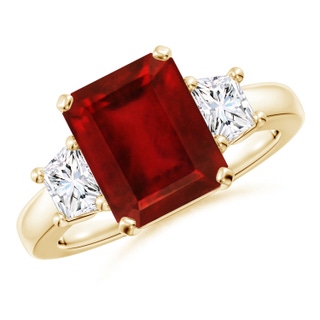 Emerald Cut AAAA Ruby
