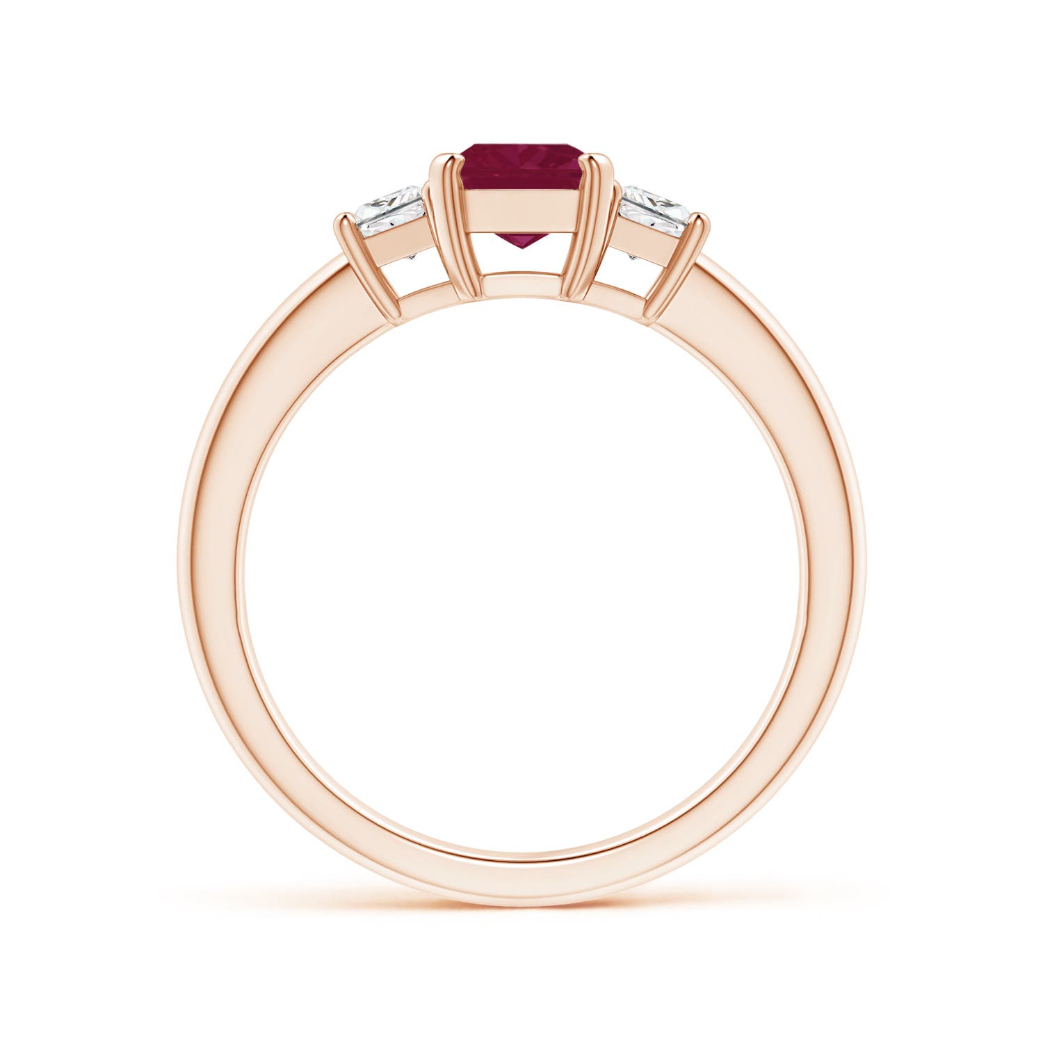 A - Ruby / 1.32 CT / 14 KT Rose Gold