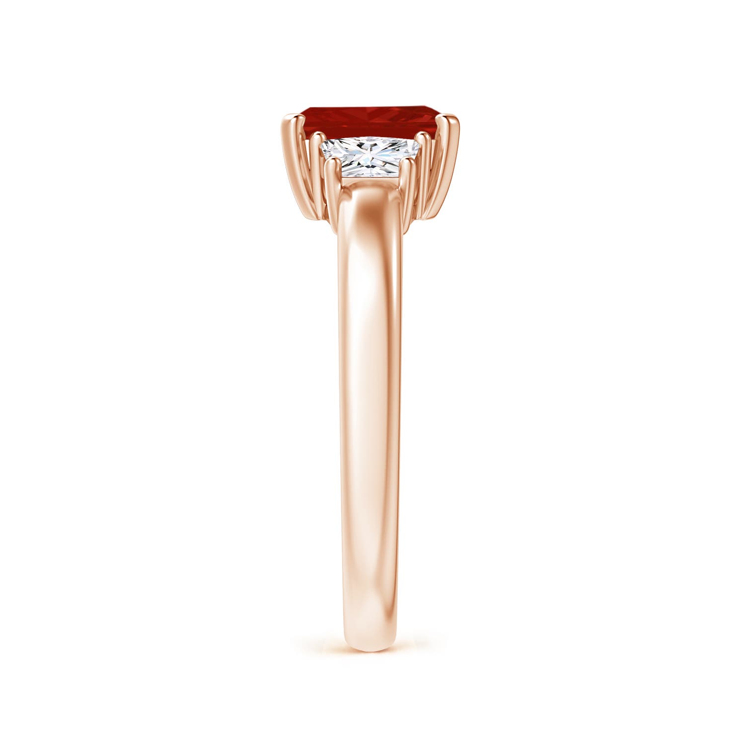 AA - Ruby / 1.32 CT / 14 KT Rose Gold