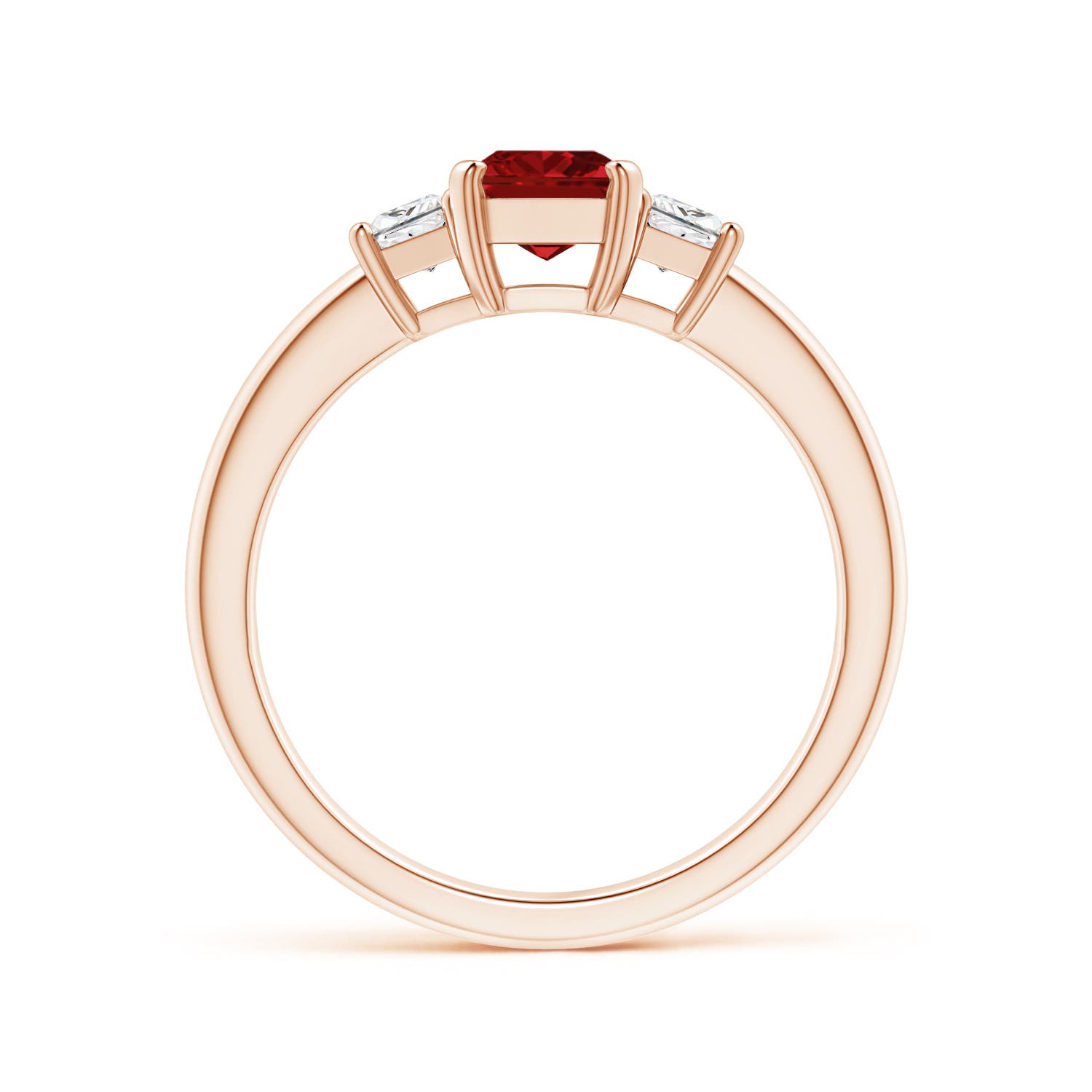 AAAA - Ruby / 1.32 CT / 14 KT Rose Gold