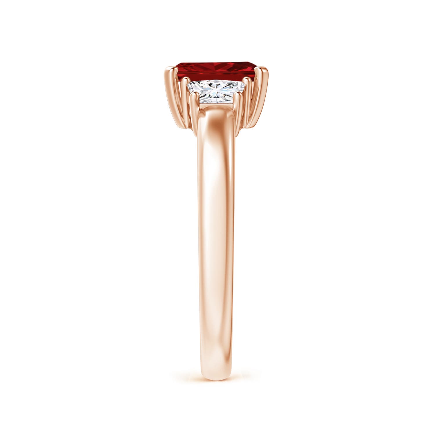 AAAA - Ruby / 1.32 CT / 14 KT Rose Gold