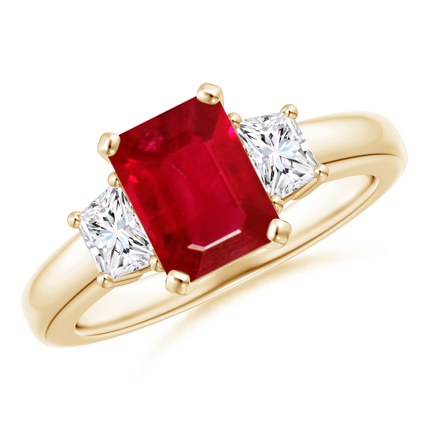 AAA - Ruby / 1.92 CT / 14 KT Yellow Gold