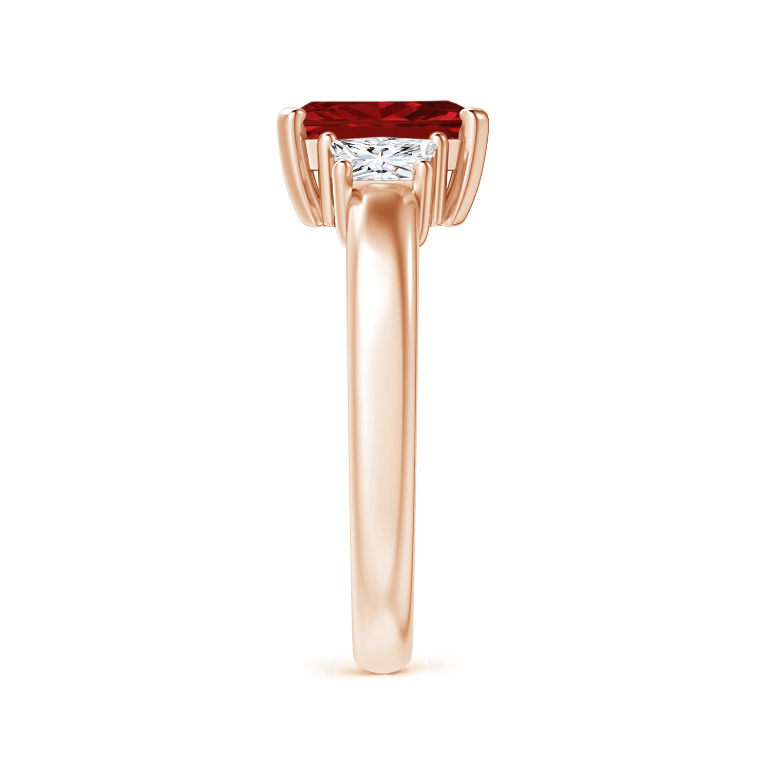 AAAA - Ruby / 1.92 CT / 14 KT Rose Gold