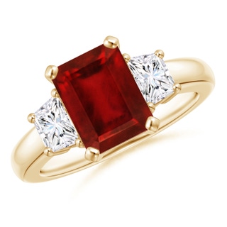 Emerald Cut AAAA Ruby