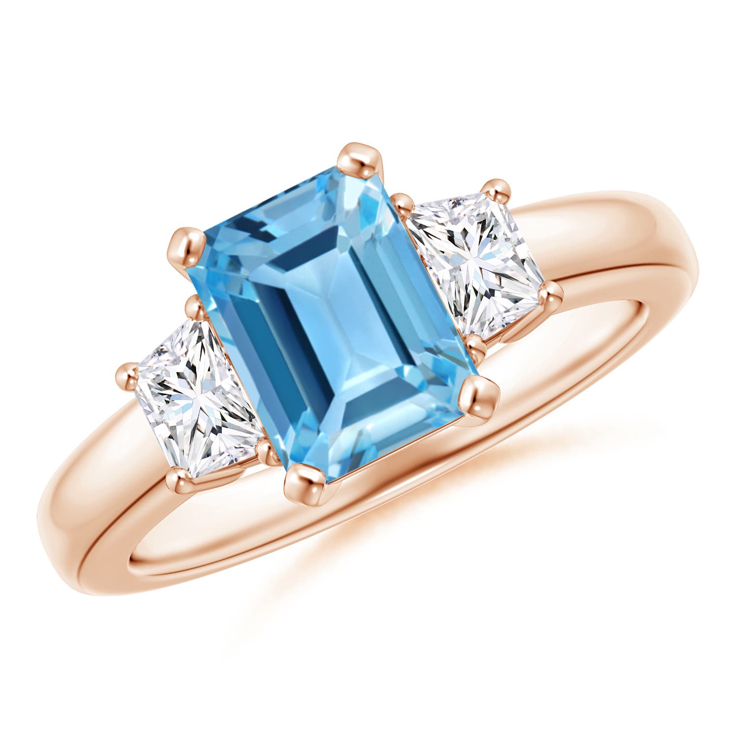 AA - Swiss Blue Topaz / 2.27 CT / 14 KT Rose Gold