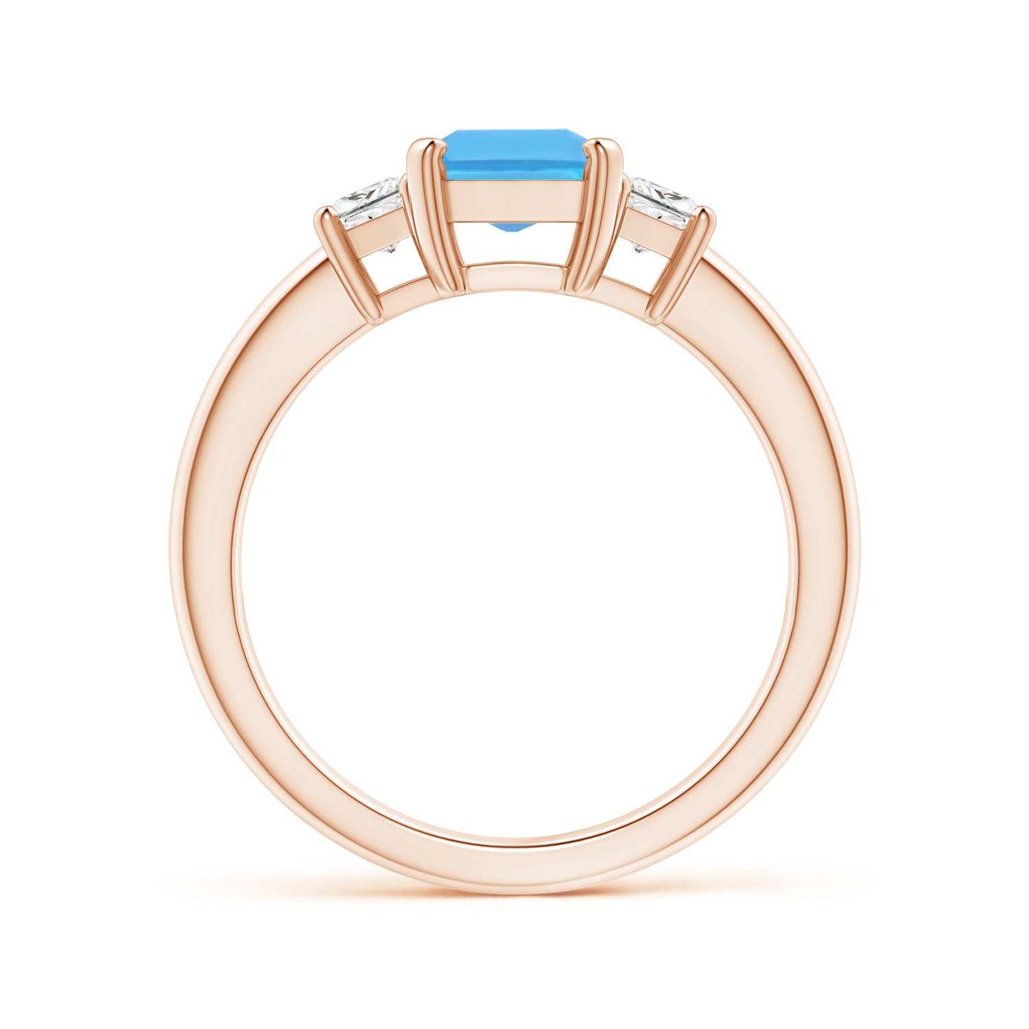 AA - Swiss Blue Topaz / 2.27 CT / 14 KT Rose Gold