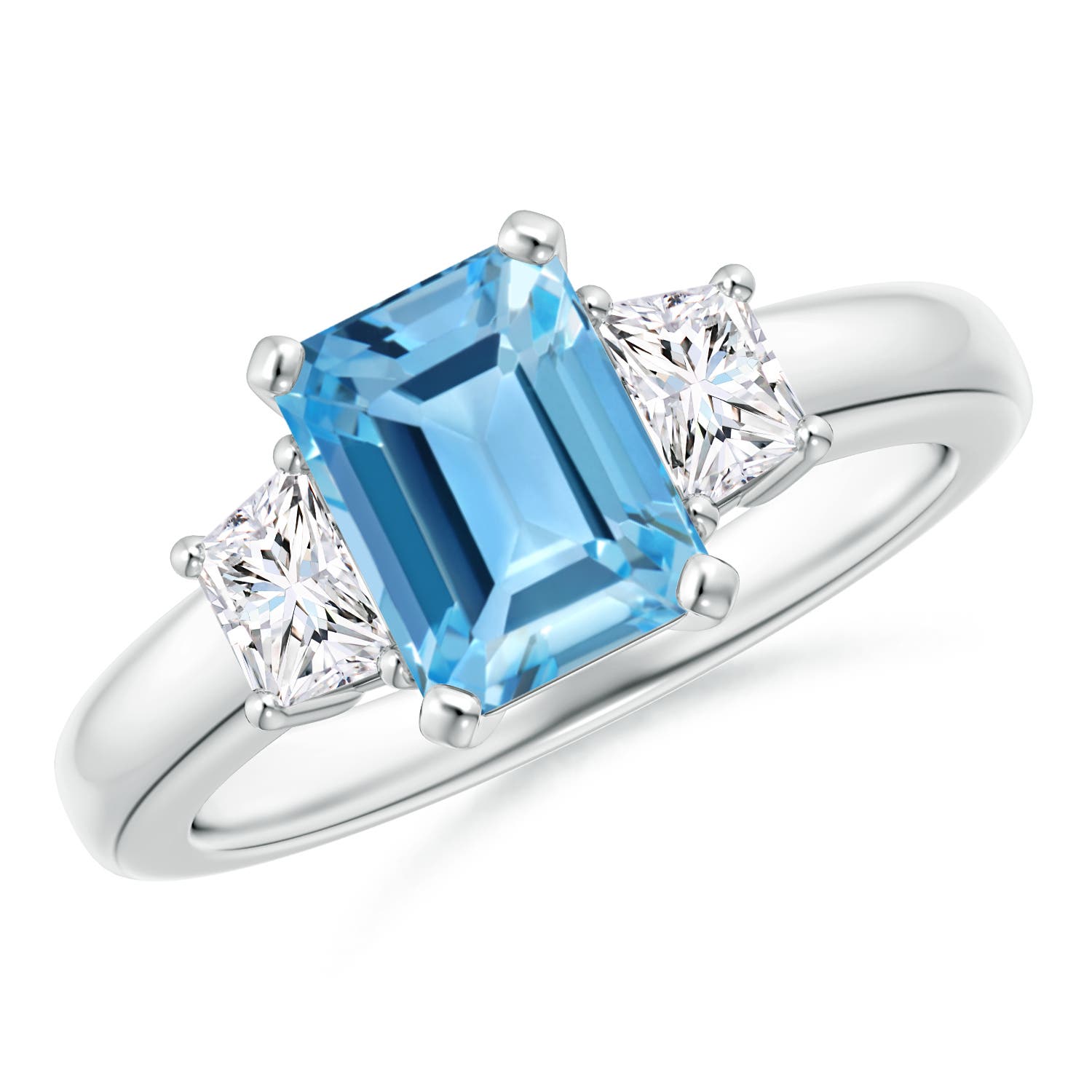 AA - Swiss Blue Topaz / 2.27 CT / 14 KT White Gold