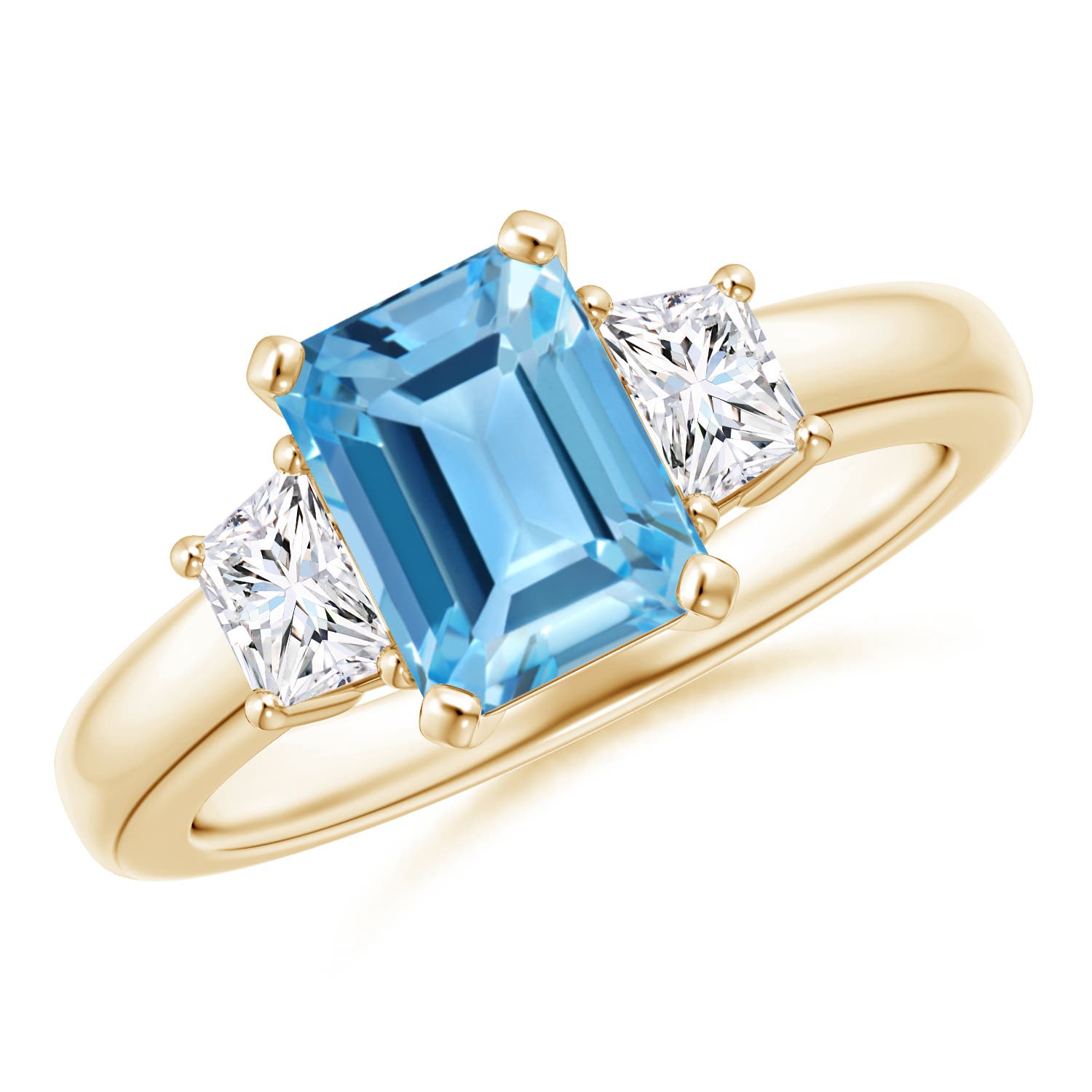 AA - Swiss Blue Topaz / 2.27 CT / 14 KT Yellow Gold