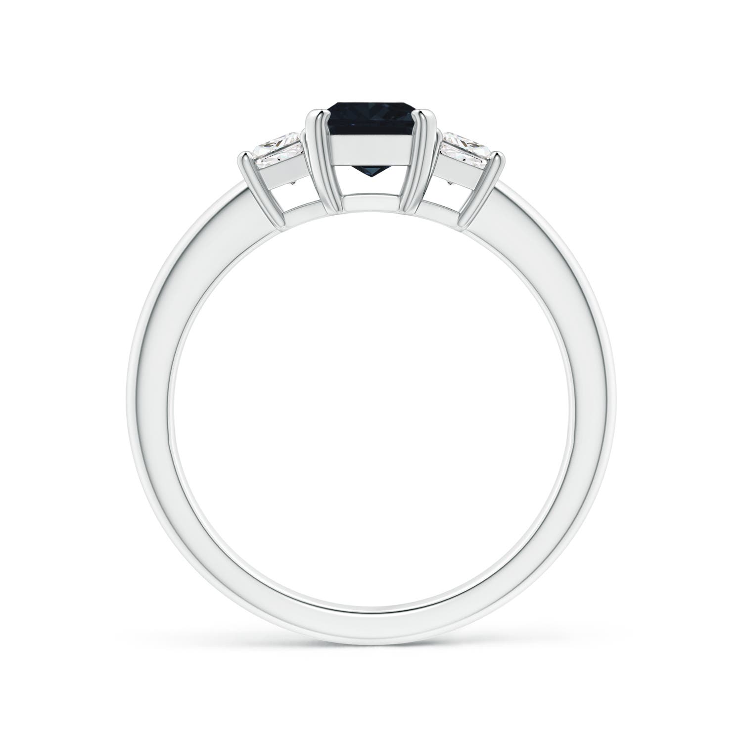 A - Blue Sapphire / 1.37 CT / 14 KT White Gold