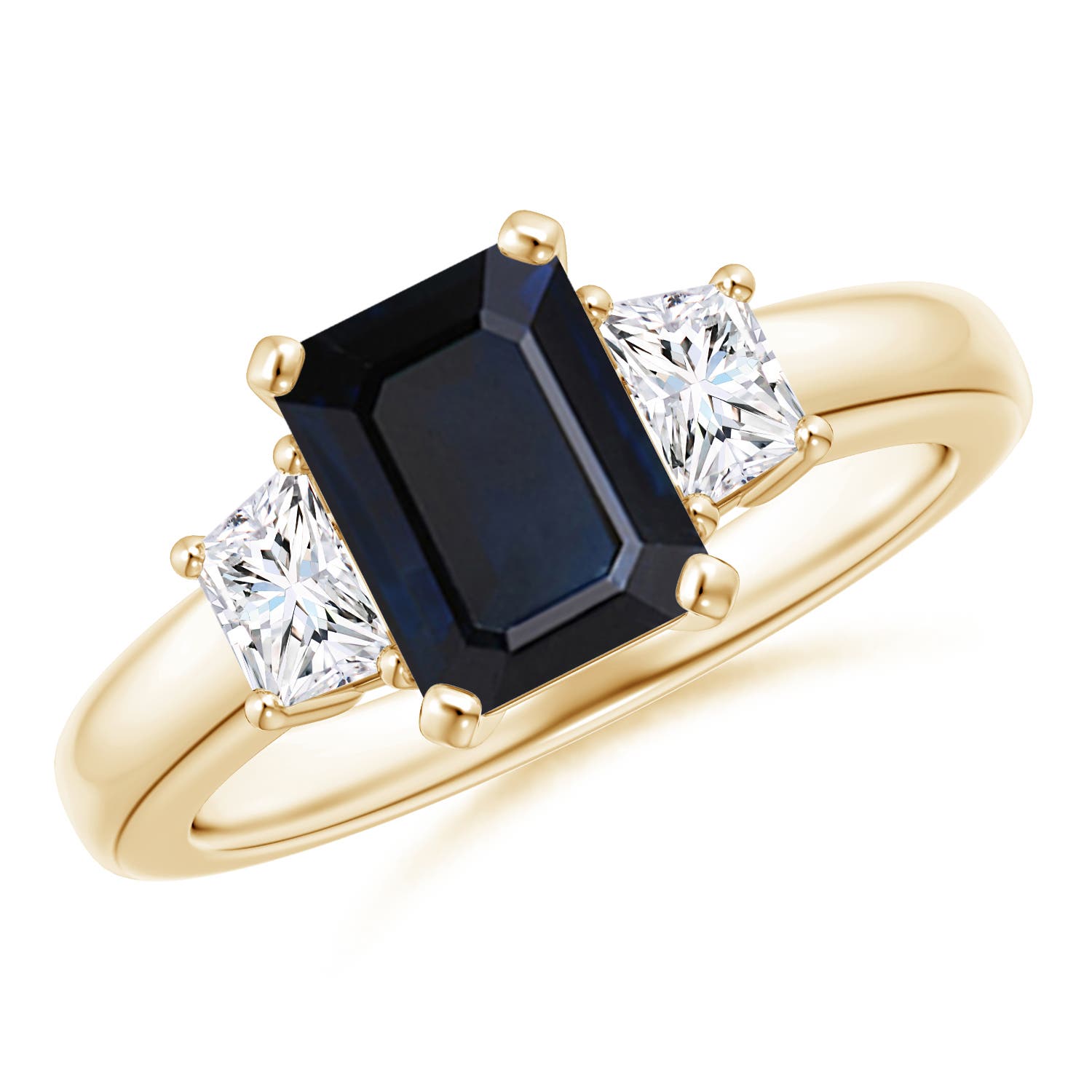 A - Blue Sapphire / 1.97 CT / 14 KT Yellow Gold