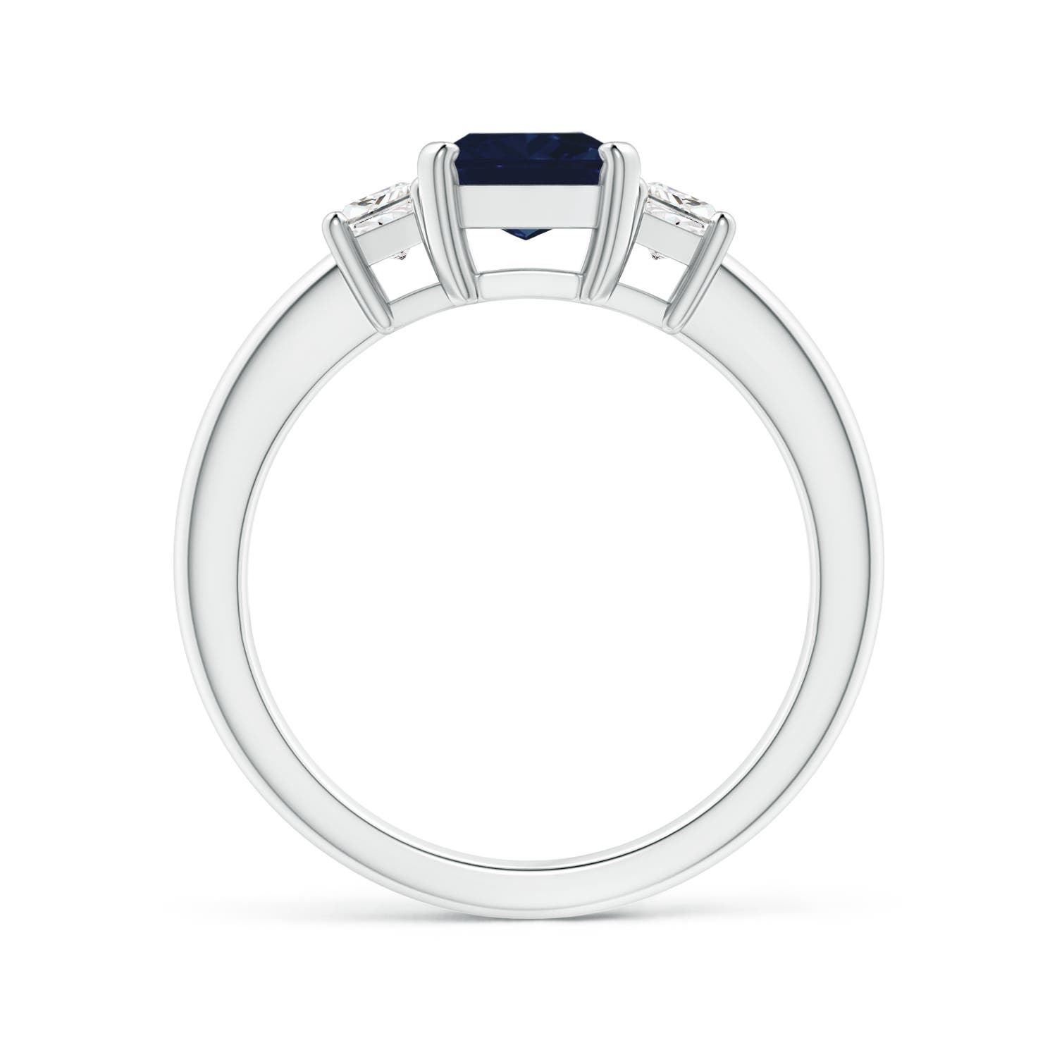 AA - Blue Sapphire / 1.97 CT / 14 KT White Gold