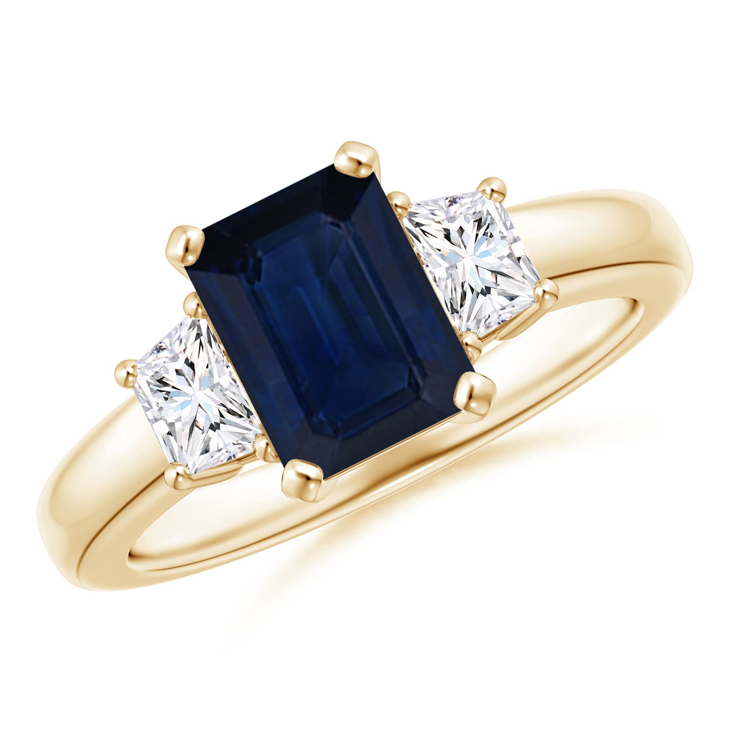 AA - Blue Sapphire / 1.97 CT / 14 KT Yellow Gold