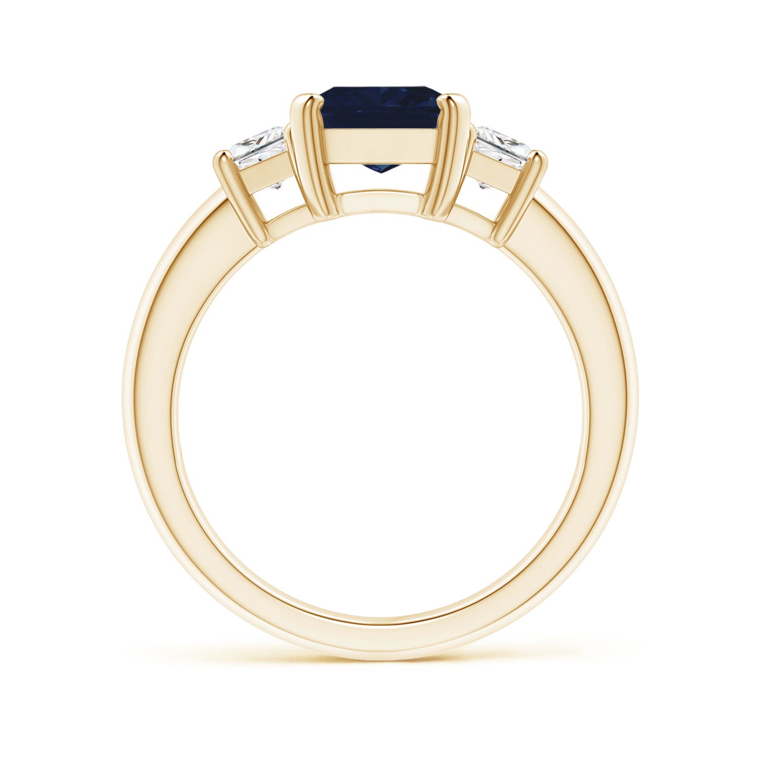 AA - Blue Sapphire / 2.93 CT / 14 KT Yellow Gold