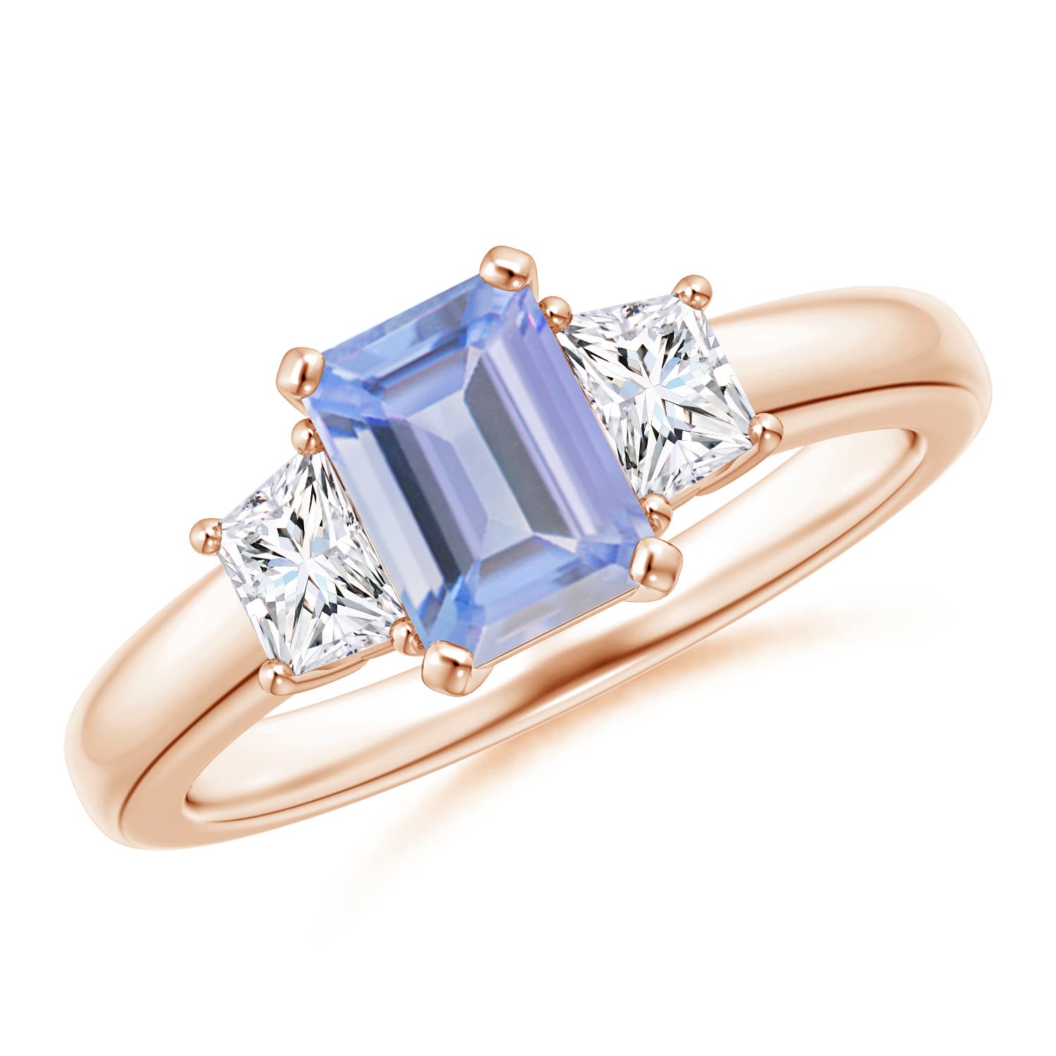 A - Tanzanite / 1.32 CT / 14 KT Rose Gold