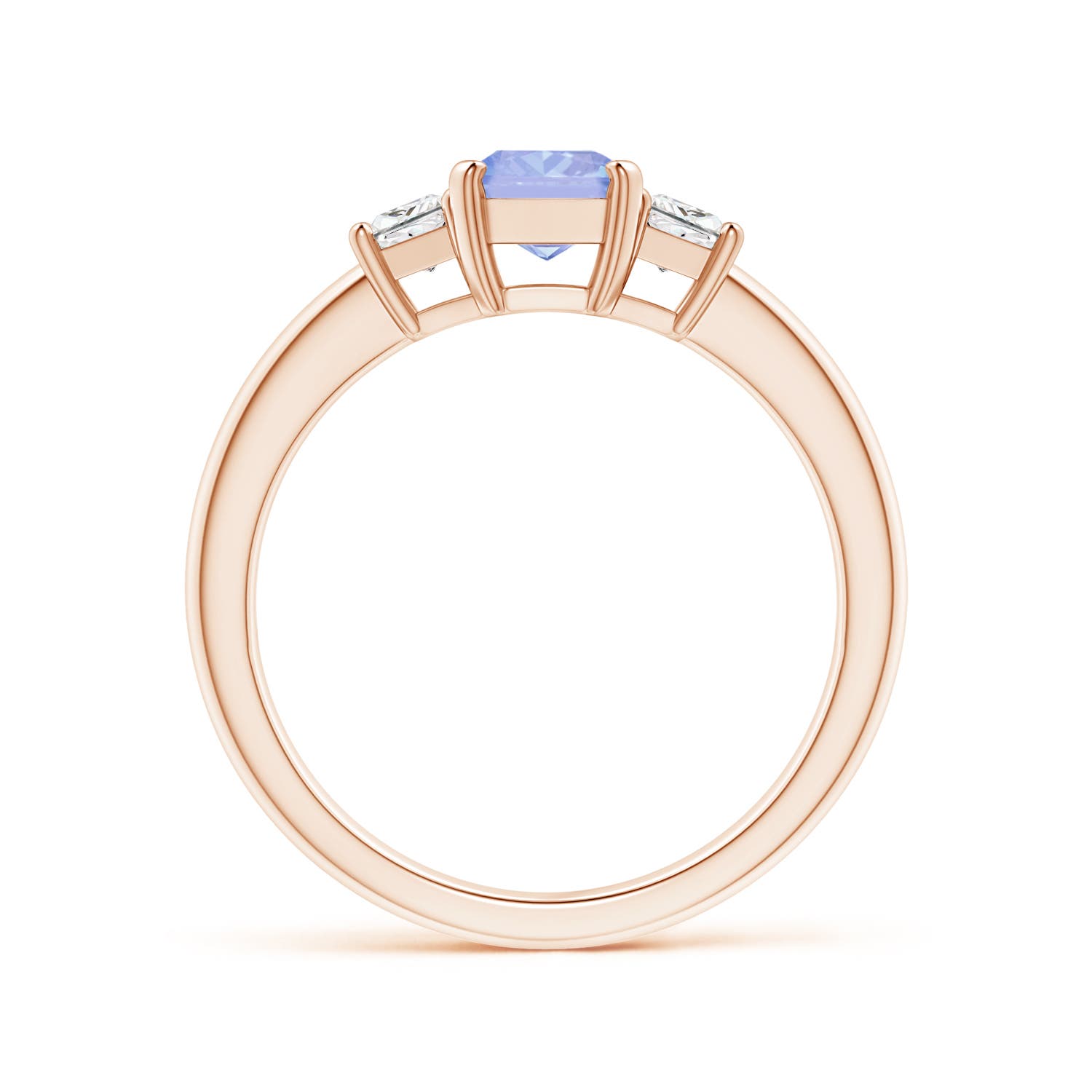 A - Tanzanite / 1.32 CT / 14 KT Rose Gold