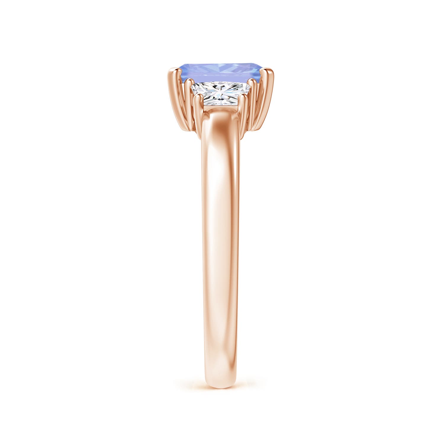 A - Tanzanite / 1.32 CT / 14 KT Rose Gold