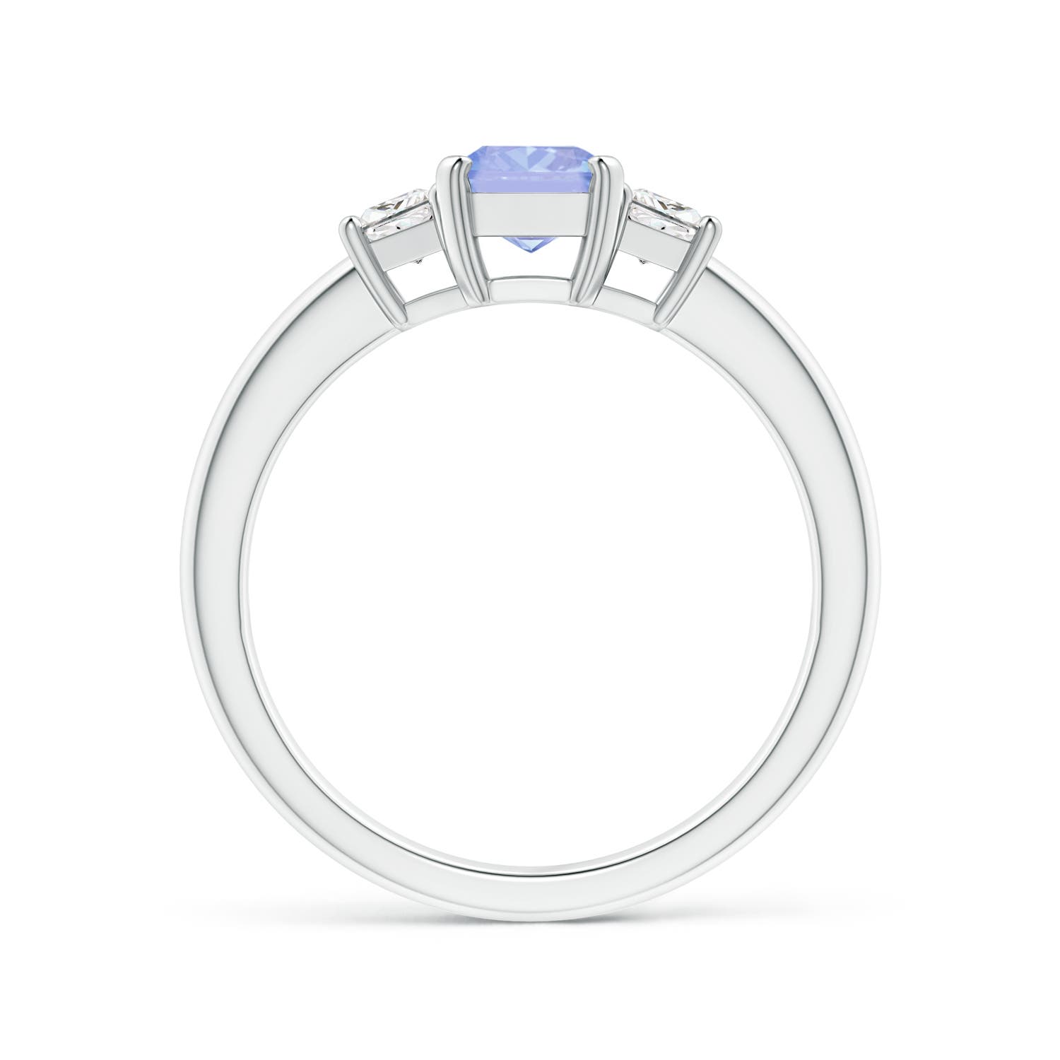 A - Tanzanite / 1.32 CT / 14 KT White Gold