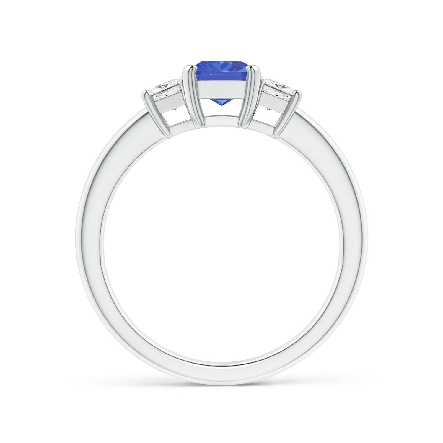 AA - Tanzanite / 1.32 CT / 14 KT White Gold