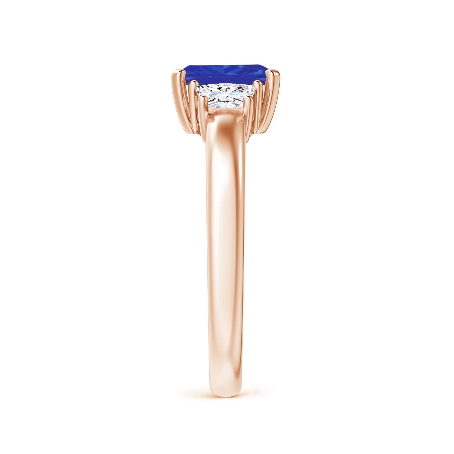 AAA - Tanzanite / 1.32 CT / 14 KT Rose Gold