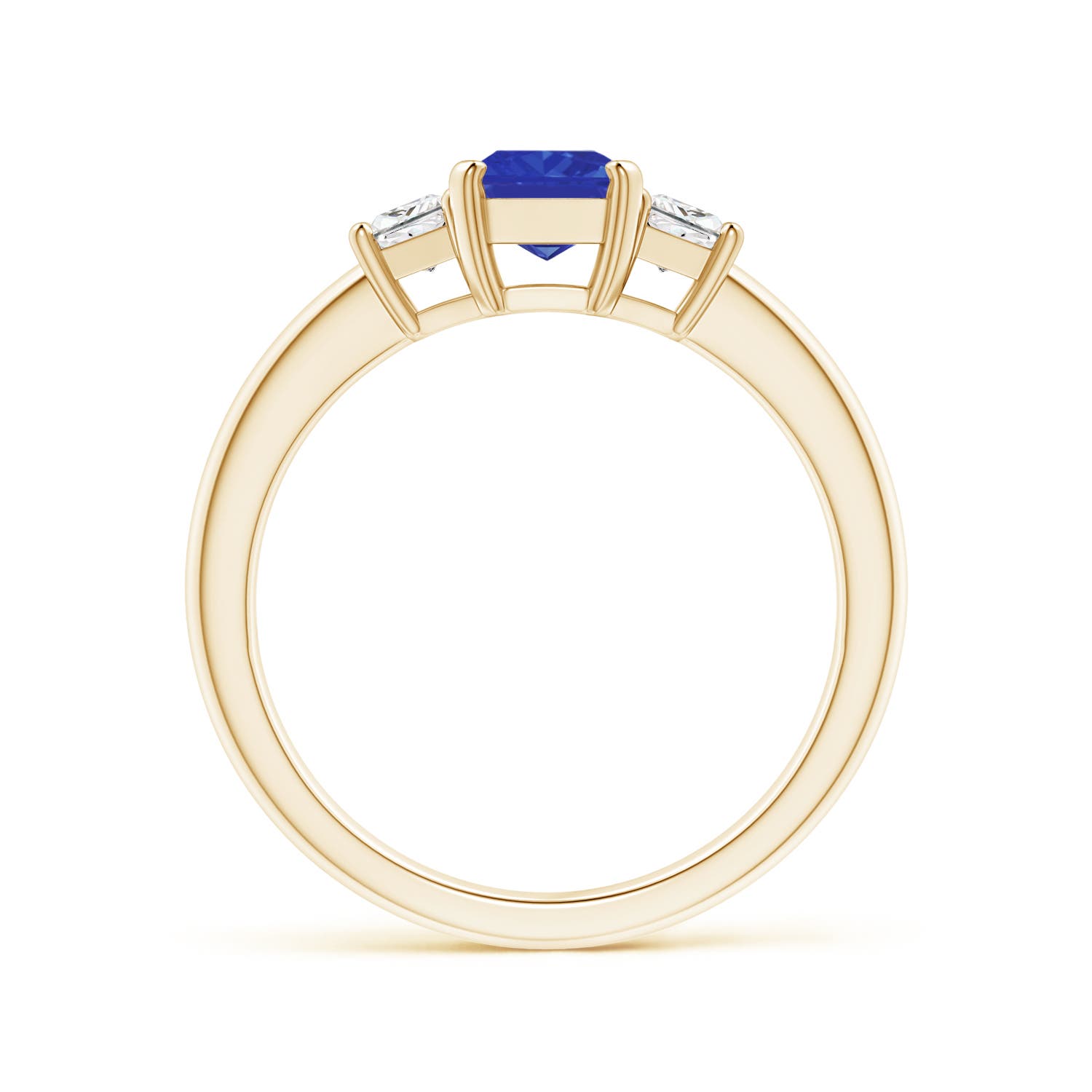 AAA - Tanzanite / 1.32 CT / 14 KT Yellow Gold