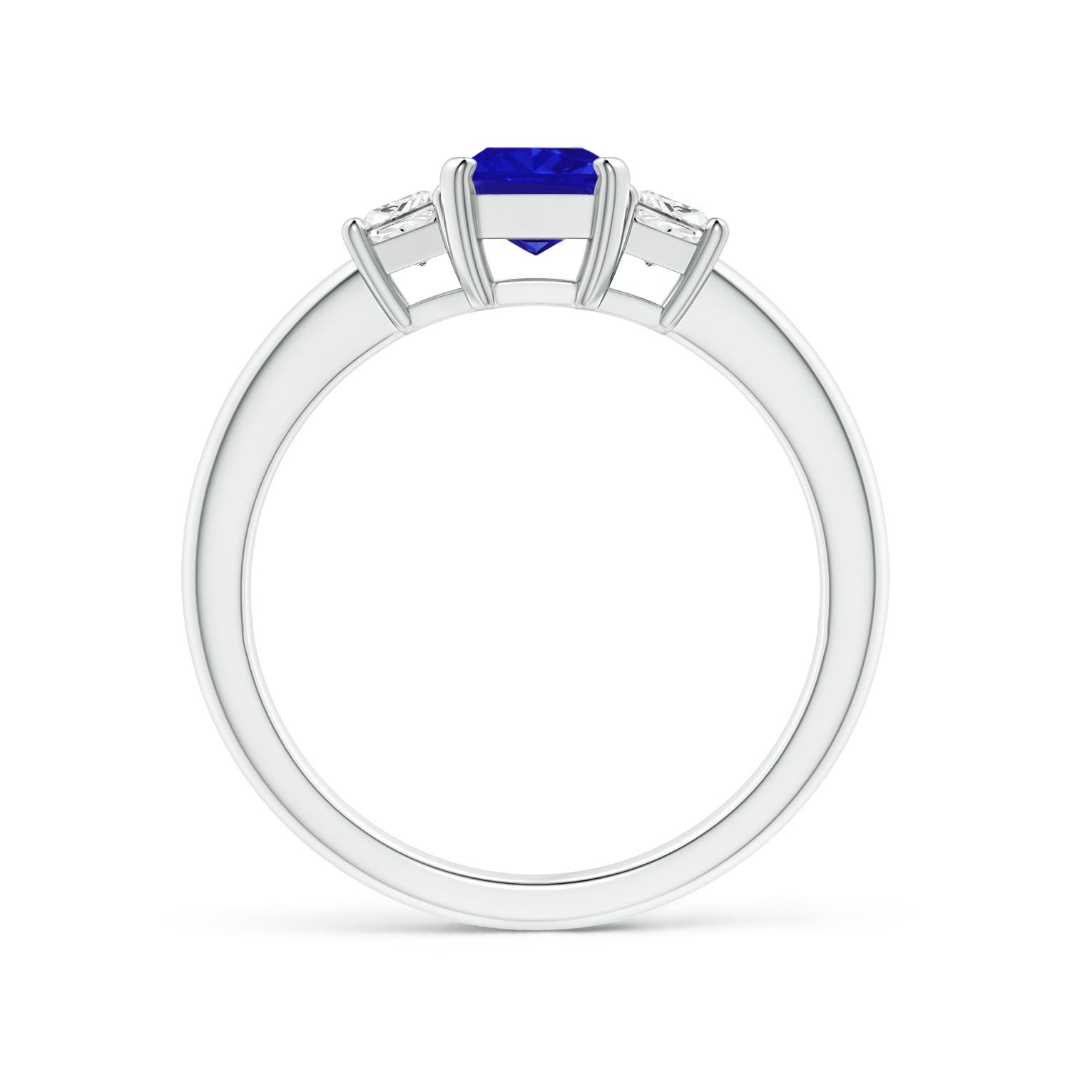 AAAA - Tanzanite / 1.32 CT / 14 KT White Gold