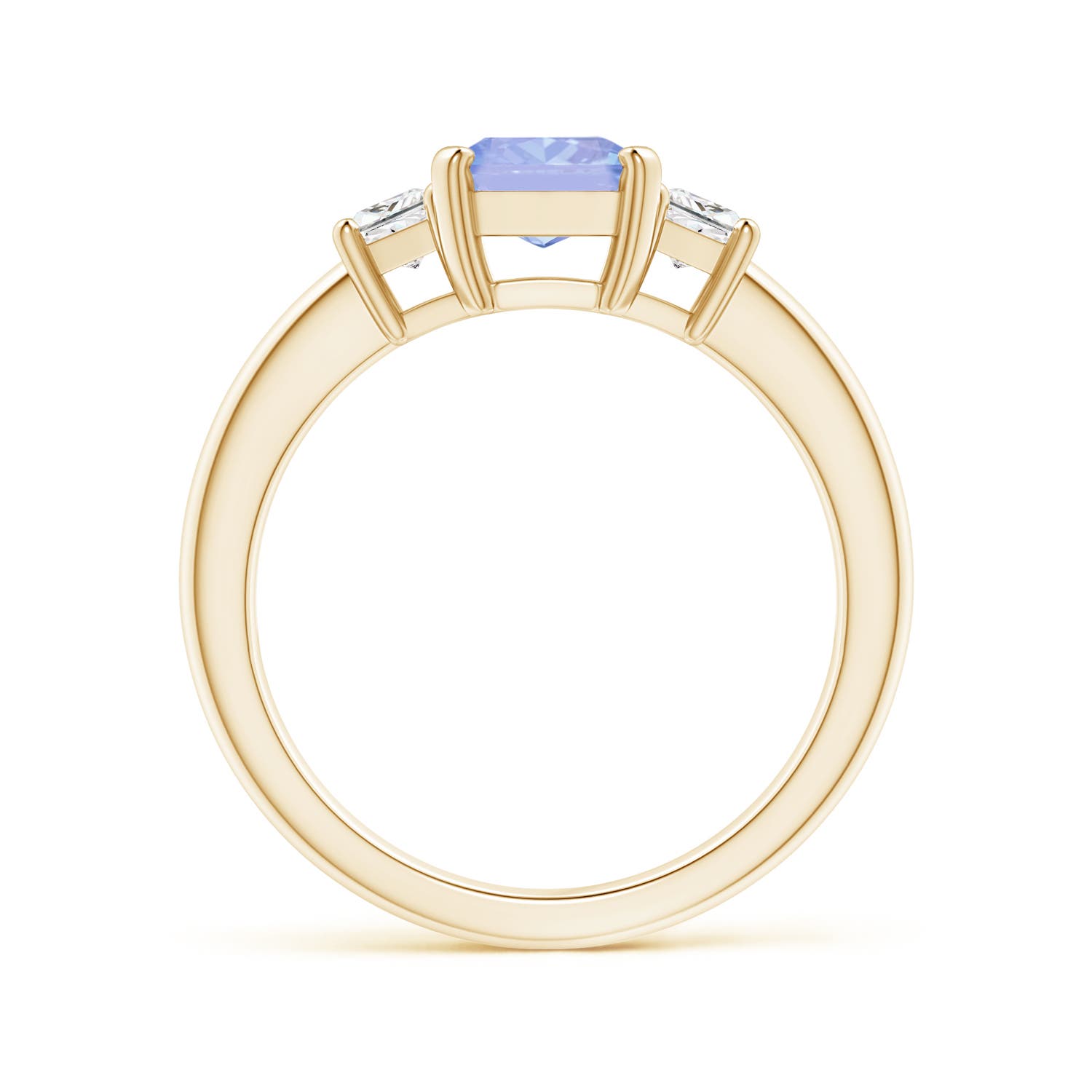 A - Tanzanite / 1.82 CT / 14 KT Yellow Gold