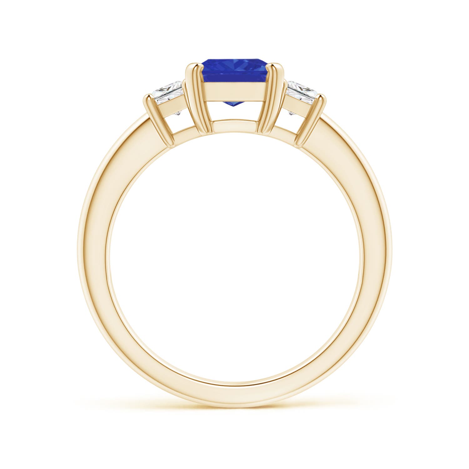 AAA - Tanzanite / 1.82 CT / 14 KT Yellow Gold