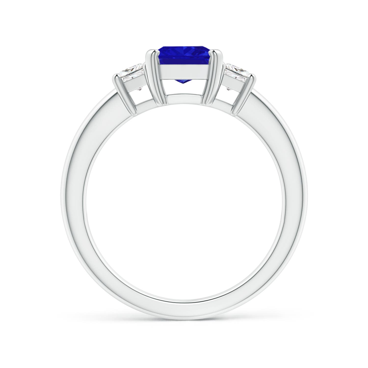 AAAA - Tanzanite / 1.82 CT / 14 KT White Gold