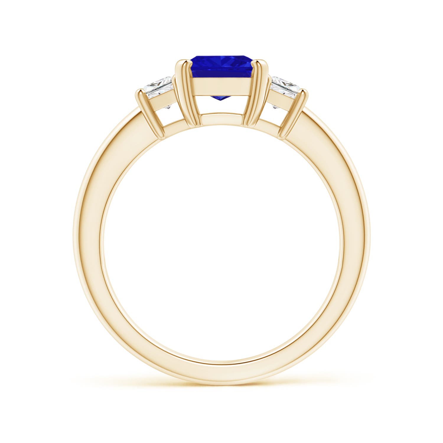 AAAA - Tanzanite / 1.82 CT / 14 KT Yellow Gold