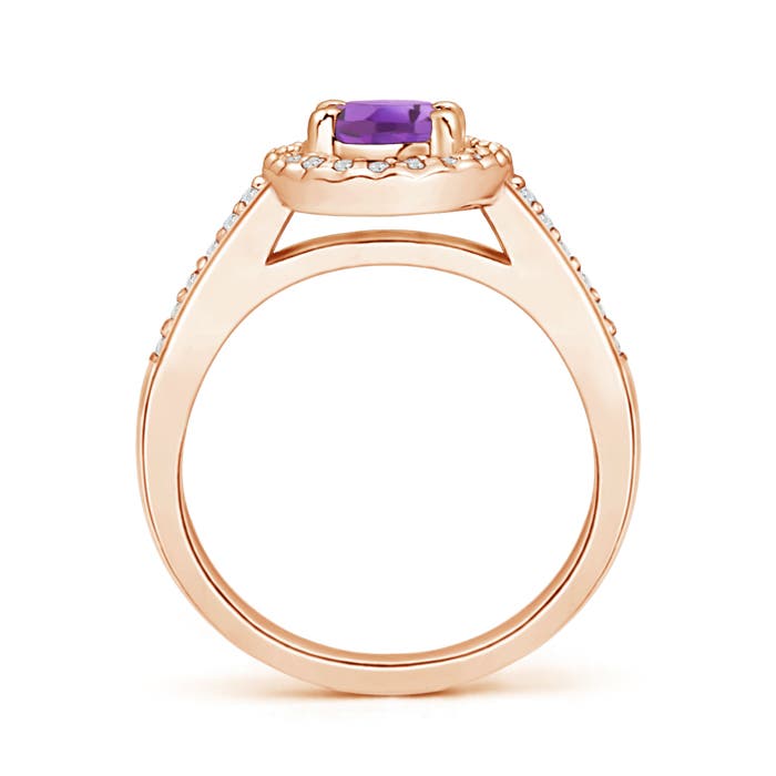 A - Amethyst / 0.96 CT / 14 KT Rose Gold