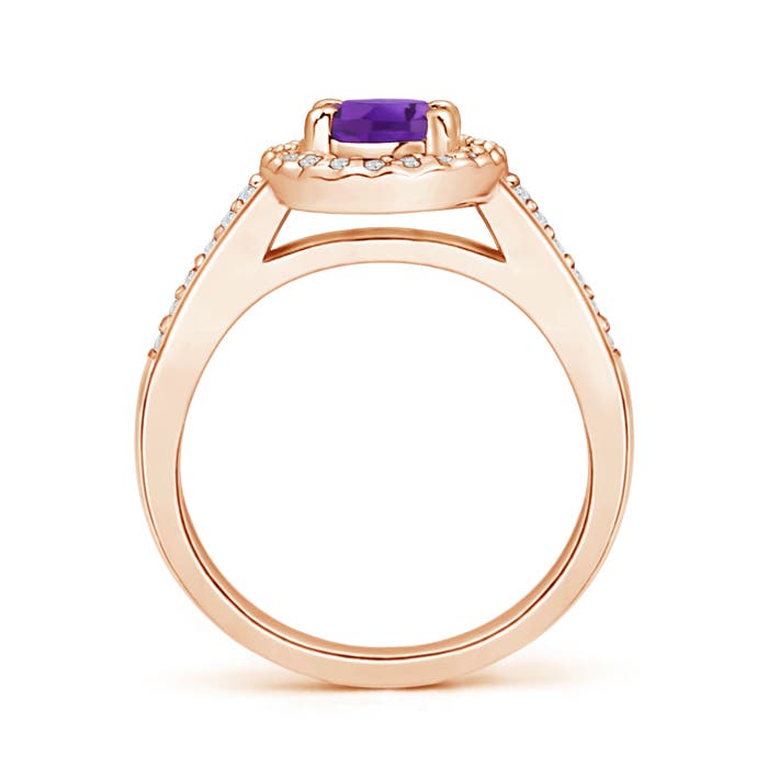 AAA - Amethyst / 0.96 CT / 14 KT Rose Gold