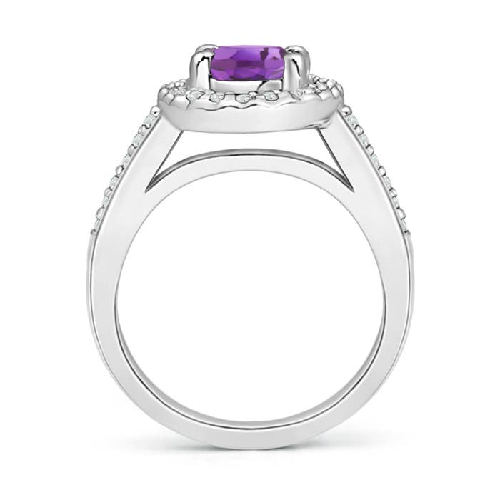 A - Amethyst / 1.47 CT / 14 KT White Gold