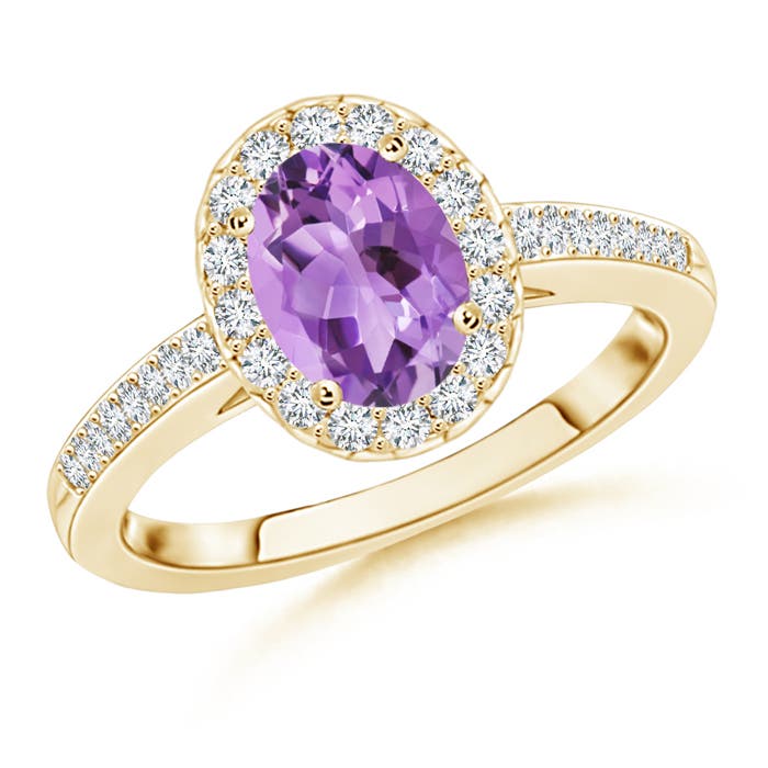 A - Amethyst / 1.47 CT / 14 KT Yellow Gold