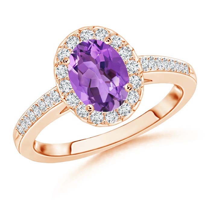 AA - Amethyst / 1.47 CT / 14 KT Rose Gold