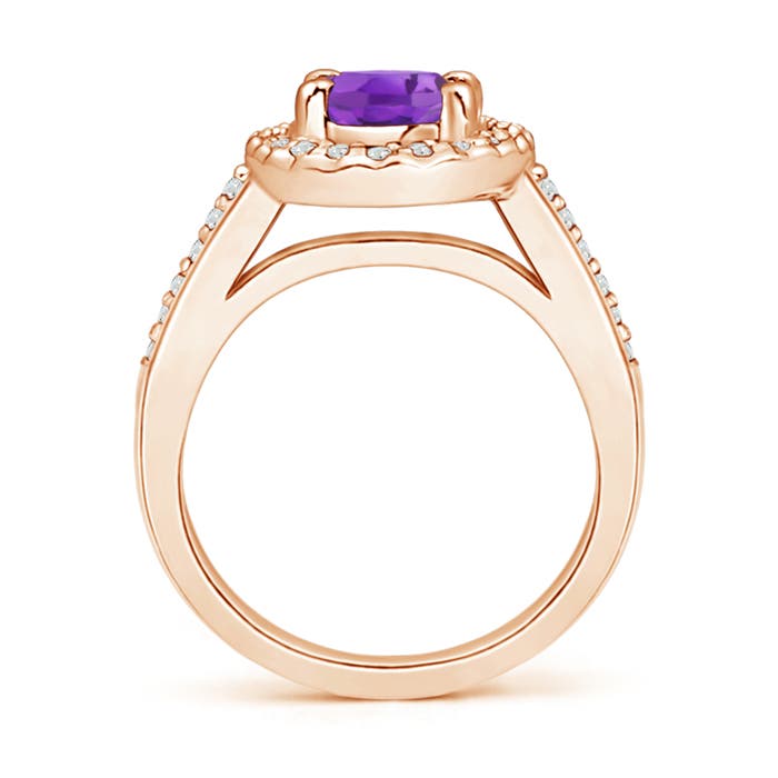 AA - Amethyst / 1.47 CT / 14 KT Rose Gold