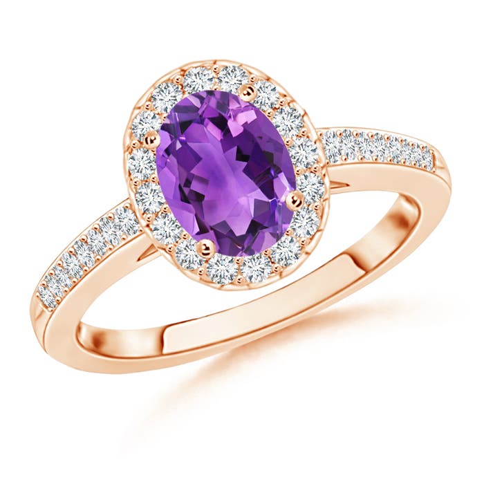 AAA - Amethyst / 1.47 CT / 14 KT Rose Gold