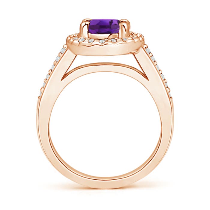 AAAA - Amethyst / 1.47 CT / 14 KT Rose Gold