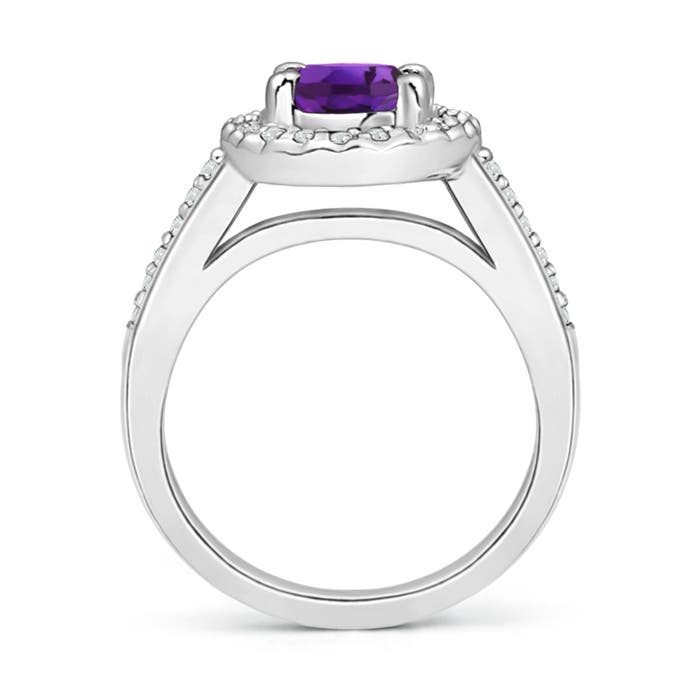 AAAA - Amethyst / 1.47 CT / 14 KT White Gold