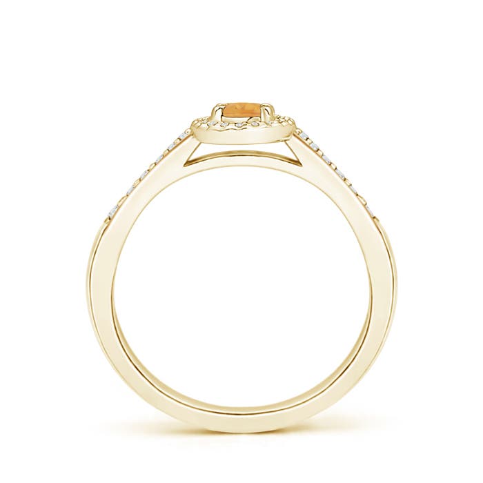 A - Citrine / 0.37 CT / 14 KT Yellow Gold