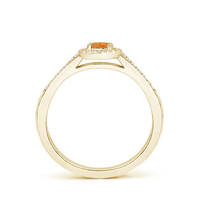 AA - Citrine / 0.37 CT / 14 KT Yellow Gold