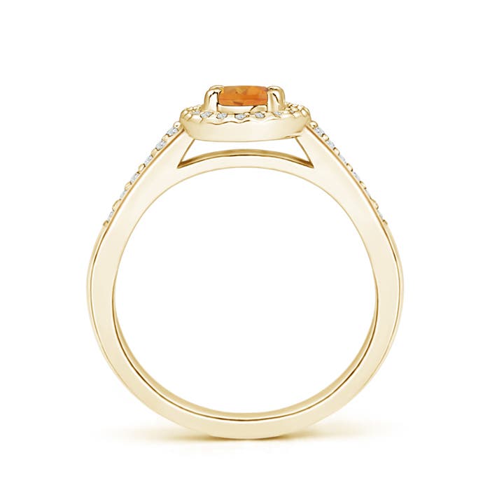 AA - Citrine / 0.61 CT / 14 KT Yellow Gold