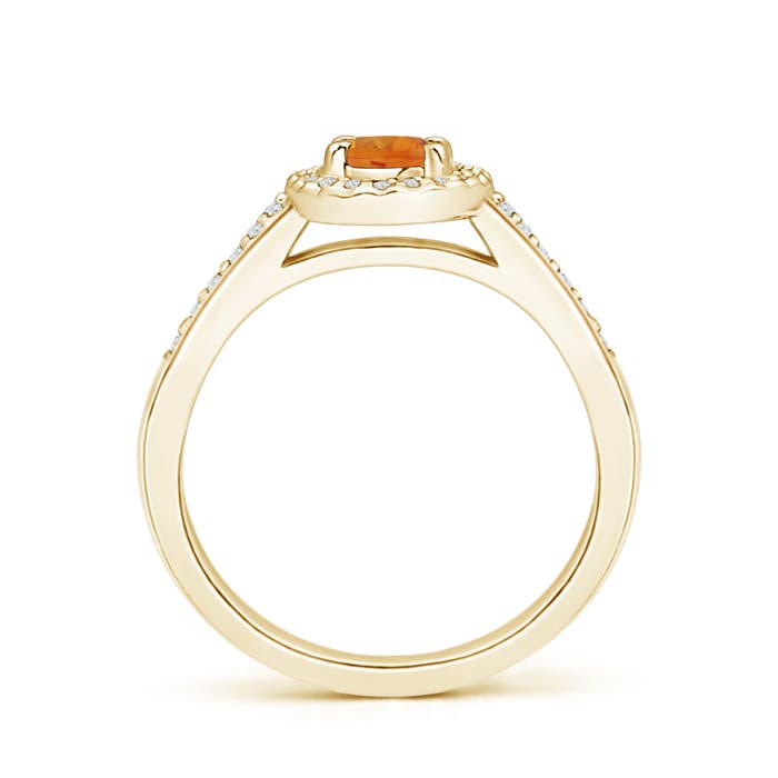 AAA - Citrine / 0.61 CT / 14 KT Yellow Gold