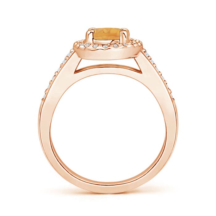 A - Citrine / 1.01 CT / 14 KT Rose Gold