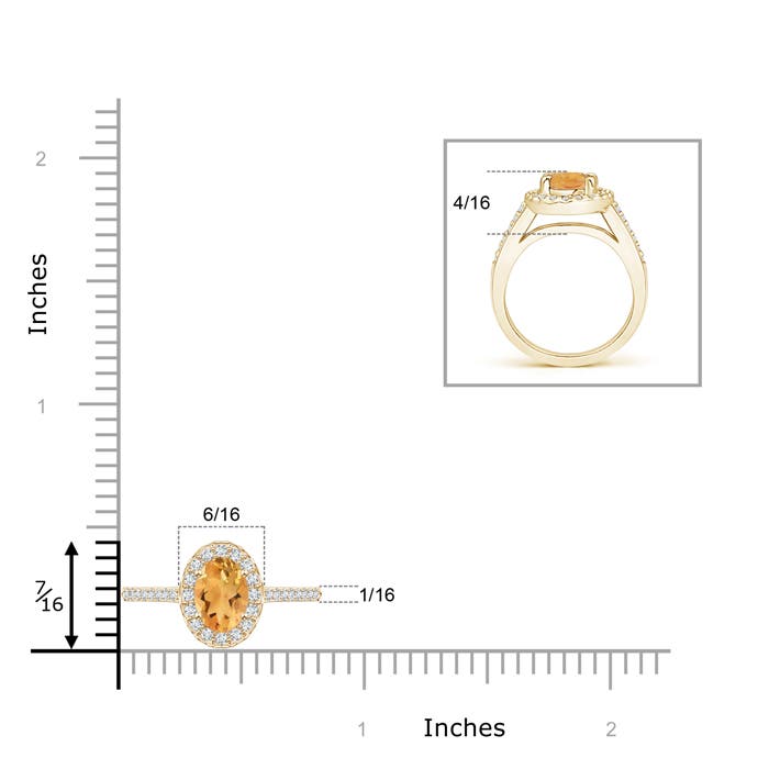 A - Citrine / 1.01 CT / 14 KT Yellow Gold