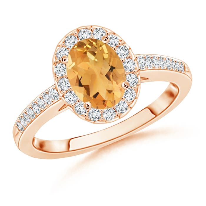 A - Citrine / 1.42 CT / 14 KT Rose Gold