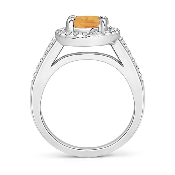 A - Citrine / 1.42 CT / 14 KT White Gold