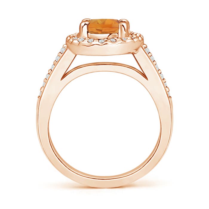 AA - Citrine / 1.42 CT / 14 KT Rose Gold