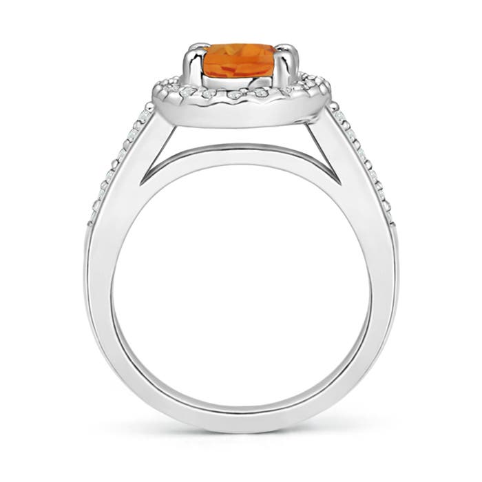 AAA - Citrine / 1.42 CT / 14 KT White Gold