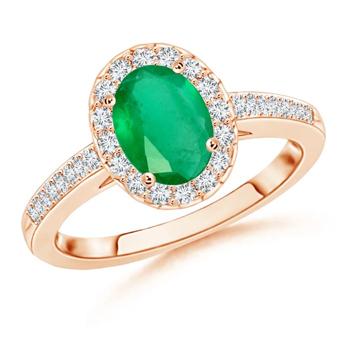 A - Emerald / 1.42 CT / 14 KT Rose Gold